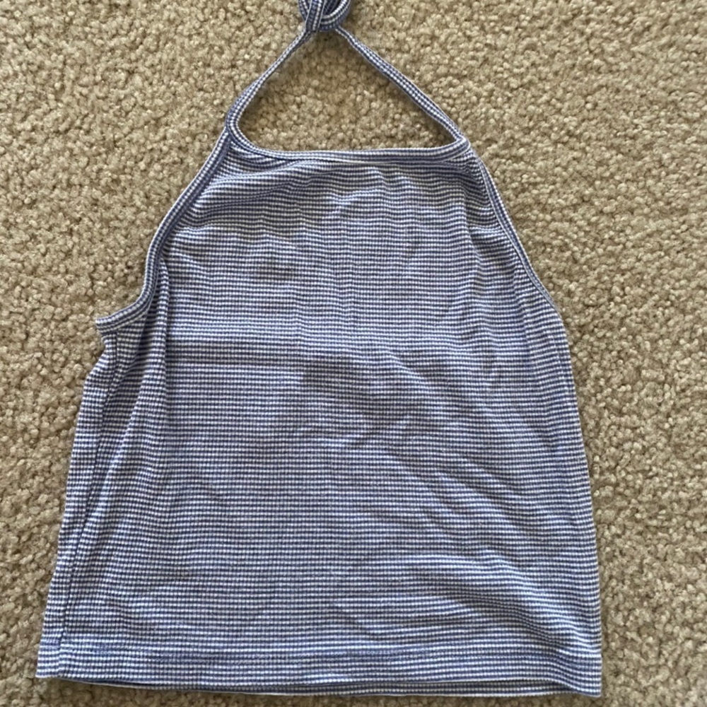 striped halter top